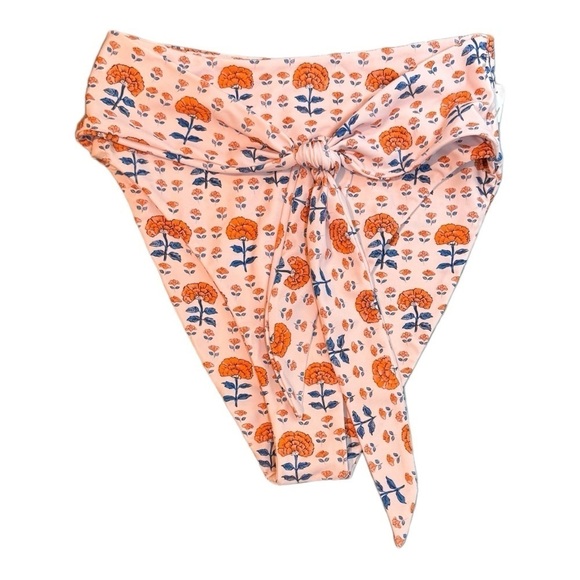 CITRINE Georgia Bikini Bottom in Coral Block NWT - Picture 2 of 6